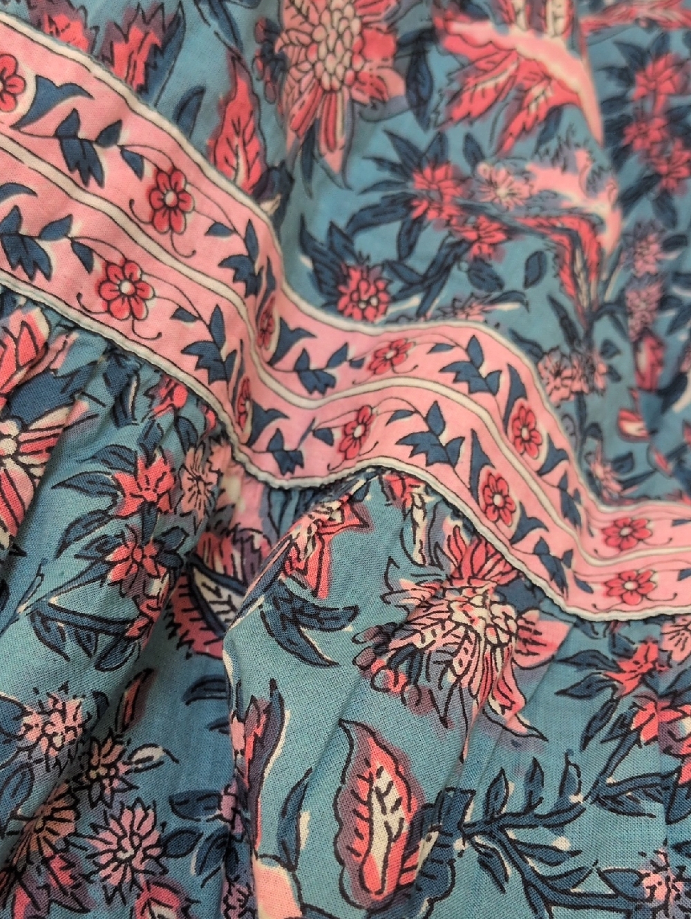 Louise Misha Jansiane Teal Garden of Eden Maxi Skirt - Picture 10 of 10